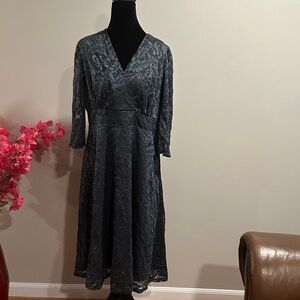 Elegant Black Lace Dress